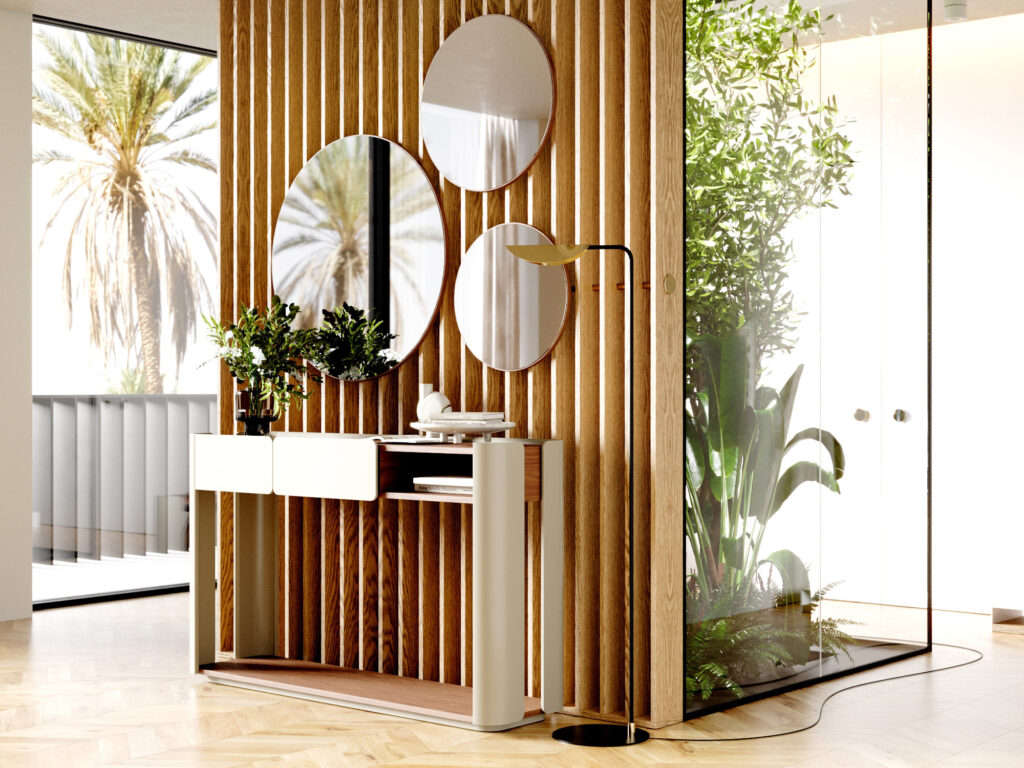 decoração para corredor interno de casa