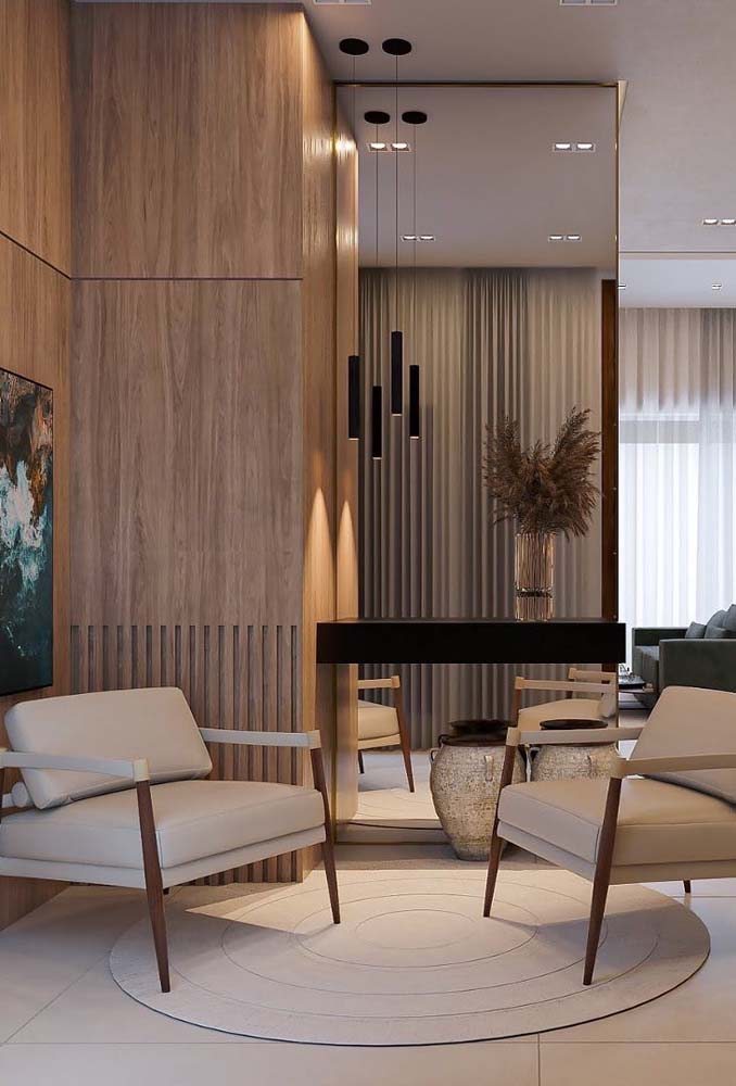 decoração de entrada de casa