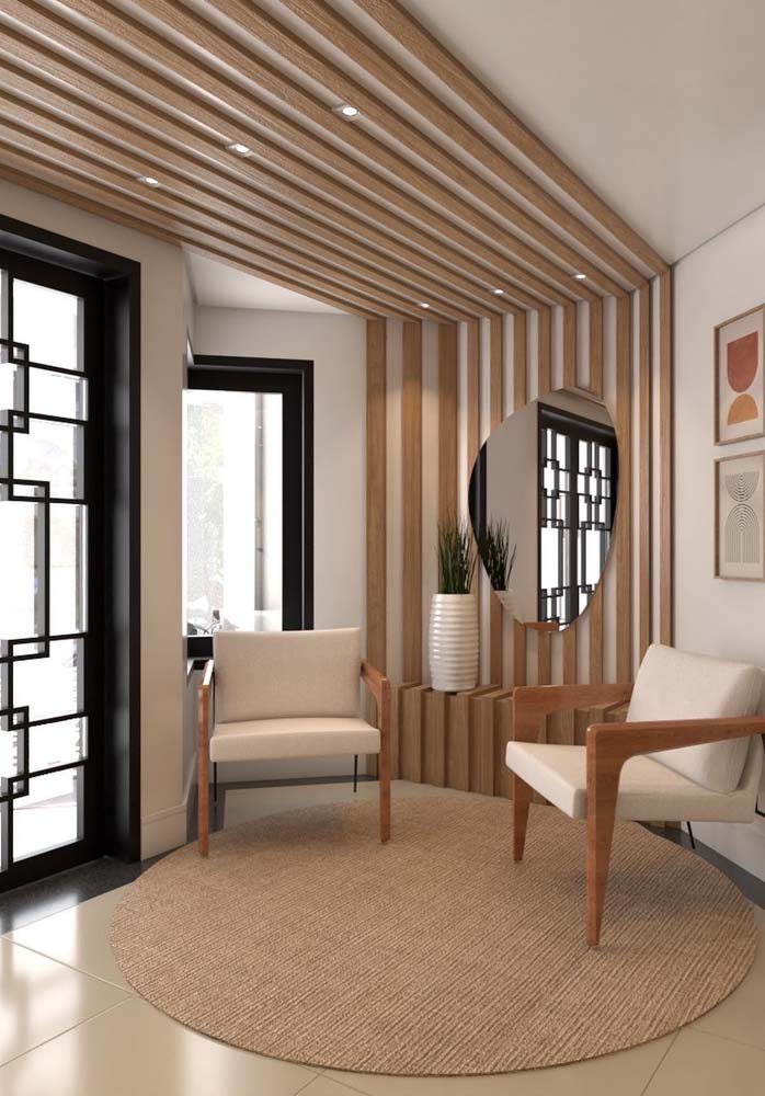 decoração de entrada de casa