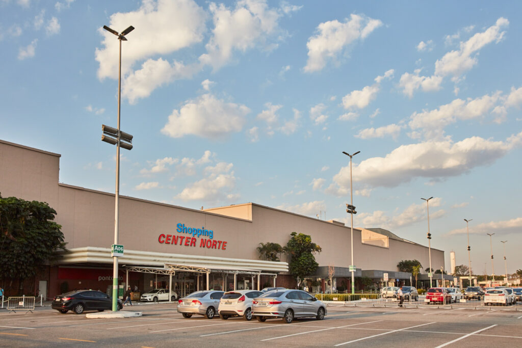 tamanhos de shoppings