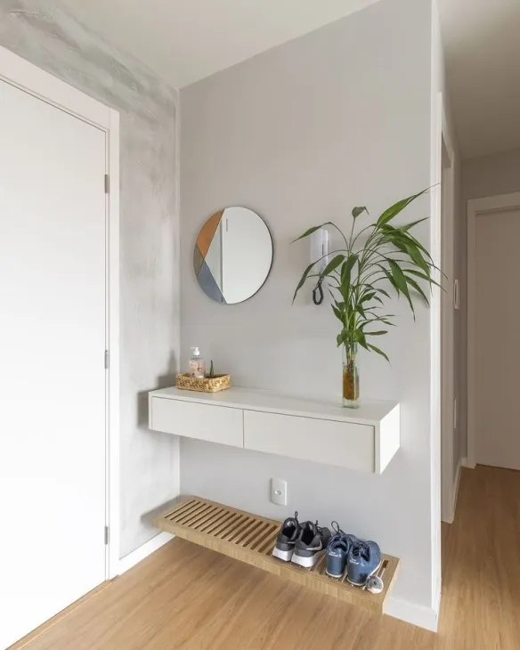 decoração de entrada de casa