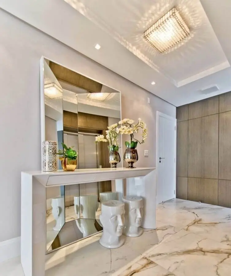 decoração para corredor interno de casa