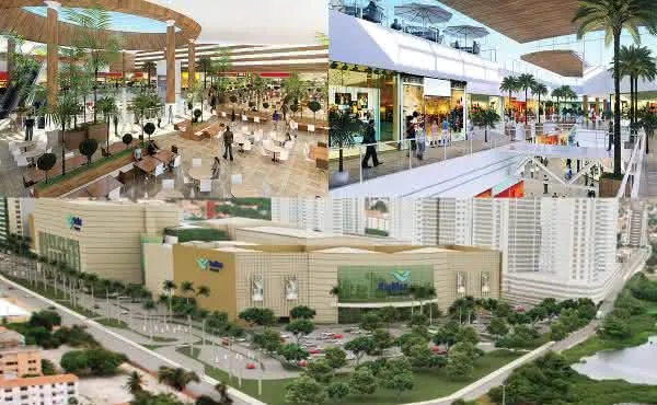 tamanhos de shoppings