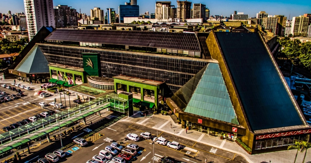 tamanhos de shoppings